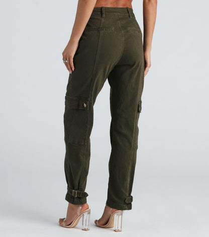 Fashion Boot Camp Denim Cargo Joggers