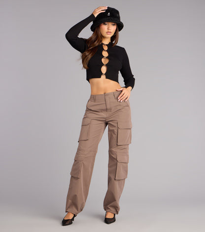 Out For The Day High-Rise Cargo Pants