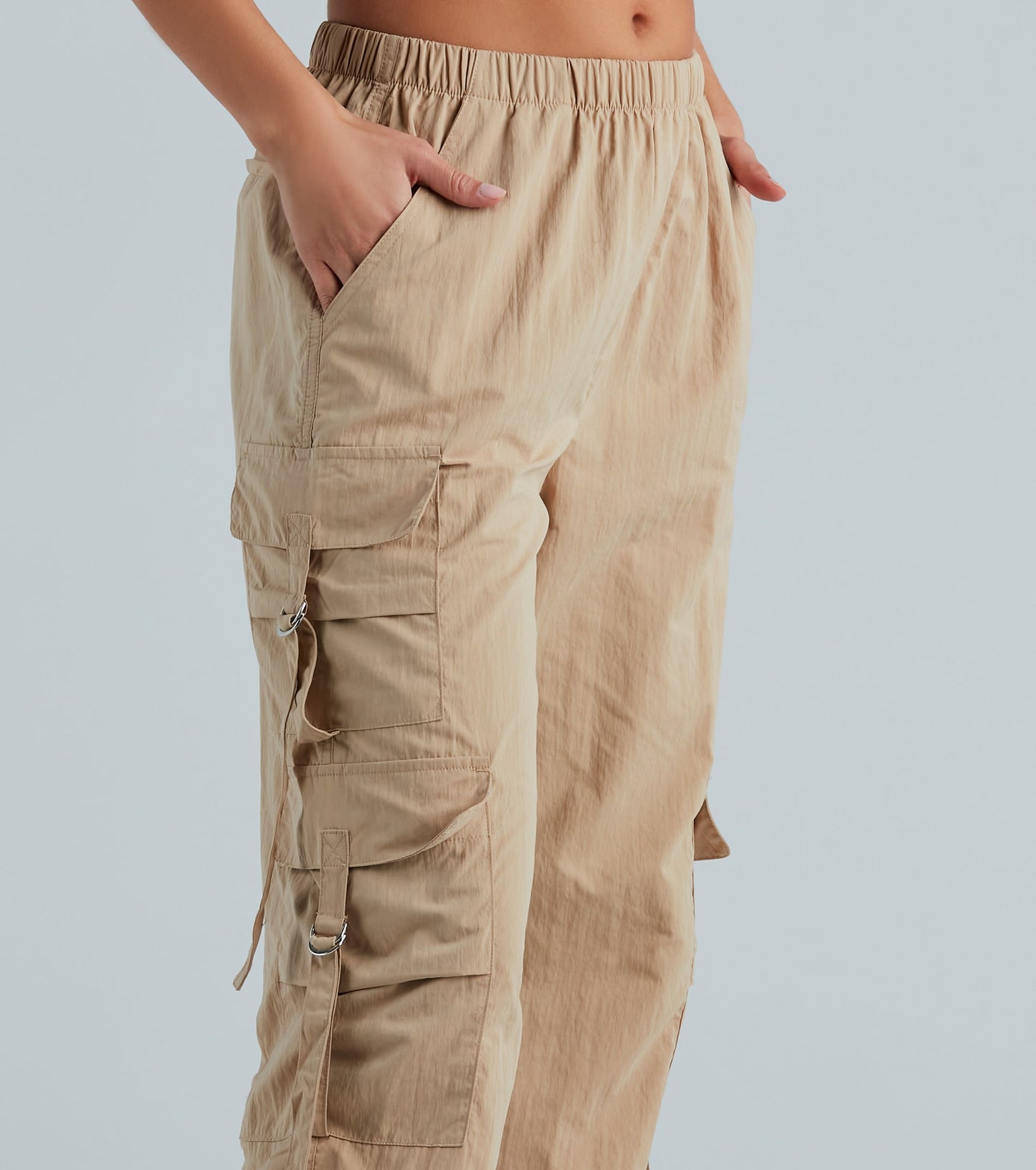 Effortless Edge Wide-Leg Cargo Pants