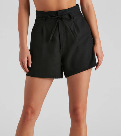 Beach Stroll Linen Shorts