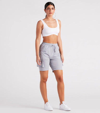 Everyday Trendsetter Nylon Cargo Shorts