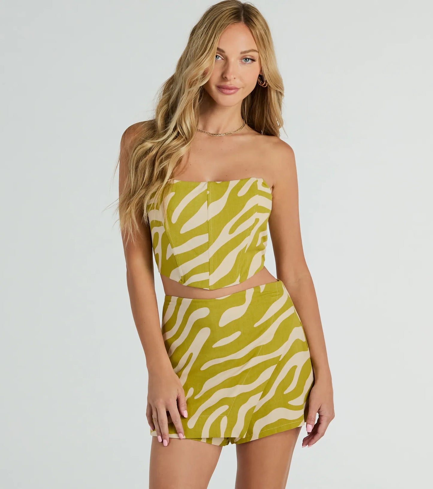 Wild Thing High Rise Zebra Print Skort