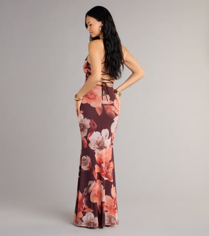 Fall Into Bloom Floral Maxi Dress