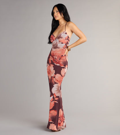 Fall Into Bloom Floral Maxi Dress